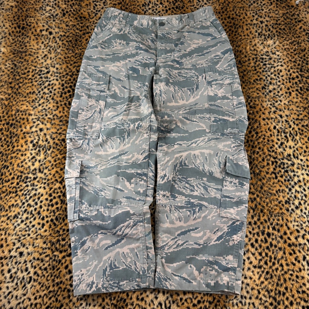 US Air Force ABU Digital Tiger Stripe Camo Cargo Pants XS Military Issue 1181